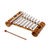 Bamboo xylophone, 'Peaceful Tune' - Handcrafted Floral Bamboo Xylophone from Bali (image 2e) thumbail