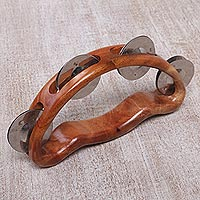 Featured review for Teak wood tambourine, Rhythmic Vibes