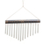 Bamboo and aluminum wind chimes, 'Melodic Blossom' - Bamboo and Aluminum Floral Wind Chimes from Bali thumbail