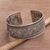 Sterling silver cuff bracelet, 'Merajan Majesty' - Sterling Silver Openwork Cuff Bracelet from Bali