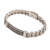 Men's sterling silver bracelet, 'Distinctive Style' - Sterling Silver Braided Wristband Bracelet from Bali (image 2d) thumbail