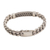 Men's sterling silver bracelet, 'Distinctive Style' - Sterling Silver Braided Wristband Bracelet from Bali (image 2f) thumbail