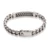Men's sterling silver wristband bracelet, 'Braided Belt' - Sterling Silver Braided Wristband Bracelet from Bali