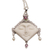 Multi-gemstone pendant necklace, 'Diamond Face' - Multi-Gemstone Face-Shaped Pendant Necklace from Bali (image 2c) thumbail