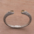 Citrine cuff bracelet, 'Citrine Tears' - Citrine and Sterling Silver Cuff Bracelet from Indonesia (image 2b) thumbail