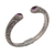 Amethyst cuff bracelet, 'Amethyst Tears' - Amethyst and Sterling Silver Cuff Bracelet from Indonesia (image 2a) thumbail