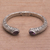 Amethyst cuff bracelet, 'Amethyst Tears' - Amethyst and Sterling Silver Cuff Bracelet from Indonesia (image 2b) thumbail