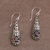 Granat-Ohrhänger - Handgefertigte Ohrhänger aus Granat und Sterlingsilber