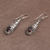 Granat-Ohrhänger - Handgefertigte Ohrhänger aus Granat und Sterlingsilber