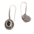 Garnet dangle earrings, 'Bright Wonder' - Handcrafted Garnet and Sterling Silver Dangle Earrings (image 2e) thumbail