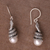 Cultured pearl dangle earrings, 'Snake Guardians' - Cultured Pearl Snake Dangle Earrings from Bali (image 2c) thumbail