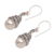 Cultured pearl dangle earrings, 'Snake Guardians' - Cultured Pearl Snake Dangle Earrings from Bali (image 2e) thumbail