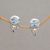 Blue topaz and gold accent drop earrings, 'Seashore Vibes' - Blue Topaz and Gold Accent Drop Earrings from Indonesia (image 2) thumbail