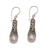 Gold accented cultured pearl dangle earrings, 'Dazzling Swirls' - Gold Accent Cultured Pearl Dangle Earrings from Bali thumbail