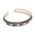 Sterling silver cuff bracelet, 'Shrine Ropes' - Sterling Silver Rope Motif Cuff Bracelet from Bali (image 2a) thumbail