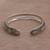 Sterling silver cuff bracelet, 'Shrine Ropes' - Sterling Silver Rope Motif Cuff Bracelet from Bali (image 2c) thumbail