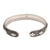 Sterling silver cuff bracelet, 'Shrine Ropes' - Sterling Silver Rope Motif Cuff Bracelet from Bali (image 2e) thumbail