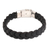 Men's leather bracelet, 'Powerful Weave' - Men's Leather Braided Wristband Bracelet from Bali (image 2a) thumbail