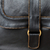 Leather sling, 'Stylish Companion in Onyx' - Handcrafted Adjustable Leather Sling in Onyx from Java (image 2d) thumbail