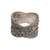 Sterling silver and gold accent band ring, 'Shining Wonder' - Sterling Silver and Gold Accent Band Ring from Indonesia (image 2d) thumbail