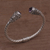 Amethyst cuff bracelet, 'Paradise Gleam' - Amethyst and Sterling Silver Cuff Bracelet from Indonesia (image 2c) thumbail