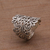 Sterling silver cocktail ring, 'Tangled in Love' - Sterling Silver Openwork Cocktail Ring from Bali (image 2b) thumbail