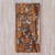 Wood relief panel, 'Succulent Grapes' - Handmade Suar Wood Grape Vine Wall Relief Panel from Bali thumbail