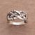 Sterling silver cocktail ring, 'Lost in Bamboo' - Openwork Bamboo Sterling Silver Cocktail Ring from Bali (image 2b) thumbail