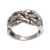 Sterling silver cocktail ring, 'Lost in Bamboo' - Openwork Bamboo Sterling Silver Cocktail Ring from Bali (image 2d) thumbail