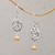 Cultured pearl dangle earrings, 'Shining Delights' - Sterling Silver and Dyed Cultured Pearl Dangle Earrings