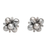 Sterling silver stud earrings, 'Jasmine Shine' - Sterling Silver Jasmine Flowers Stud Earrings from Bali thumbail