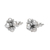 Sterling silver stud earrings, 'Jasmine Shine' - Sterling Silver Jasmine Flowers Stud Earrings from Bali (image 2d) thumbail