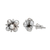 Sterling silver stud earrings, 'Jasmine Shine' - Sterling Silver Jasmine Flowers Stud Earrings from Bali (image 2e) thumbail