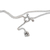 Sterling silver station necklace, 'Jasmine Shine' - Sterling Silver Jasmine Flowers Station Necklace from Bali (image 2d) thumbail