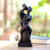 Wood statuette, 'Our Love' - Artisan Hand-Carved Suar Wood Lovers Statuette from Bali (image 2) thumbail