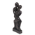 Wood statuette, 'Our Love' - Artisan Hand-Carved Suar Wood Lovers Statuette from Bali