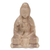Statuette aus Hibiskusholz - Handgeschnitzte Kwan-Im-Meditationsstatuette aus Bali
