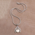 Multi-gemstone pendant necklace, 'Wayan Crown' - Multi-Gemstone Face-Shaped Pendant Necklace from Bali (image 2b) thumbail