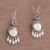 Amethyst and cultured pearl dangle earrings, 'Sunshine Princes' - Amethyst and Cultured Pearl Dangle Earrings from Bali (image 2b) thumbail