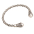Cultured pearl cuff bracelet, 'Jepun Seeds in White' - White Cultured Pearl Cuff Bracelet from Bali thumbail