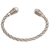 Cultured pearl cuff bracelet, 'Jepun Seeds in White' - White Cultured Pearl Cuff Bracelet from Bali (image 2e) thumbail