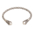 Cultured pearl cuff bracelet, 'Jepun Seeds in White' - White Cultured Pearl Cuff Bracelet from Bali (image 2g) thumbail