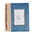 Natural fiber journal, 'Woven Memories in Blue' - Hand-Woven Pandan Leaf Journal with Photo Cover in Blue (image 2e) thumbail