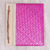 Natural fiber journal, 'Happy Weaver in Pink' - Artisan Hand-Woven Pandan Leaf Journal in Pink from Bali (image 2) thumbail