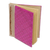 Natural fiber journal, 'Happy Weaver in Pink' - Artisan Hand-Woven Pandan Leaf Journal in Pink from Bali (image 2g) thumbail