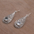 Blue topaz dangle earrings, 'Temple Teardrops' - Blue Topaz and Sterling Silver Dangle Earrings from Bali
