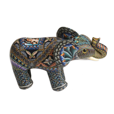 Escultura de arcilla polimérica - Escultura de elefante de arcilla polimérica hecha a mano de Bali