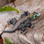 Escultura de arcilla polimérica, (4 pulgadas) - Escultura de gecko de arcilla polimérica hecha a mano (4 pulgadas)