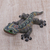 Polymer-Ton-Skulptur, (4 Zoll) - Handgefertigte Gecko-Skulptur aus Fimo (4 Zoll)