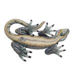 Polymer clay sculpture, 'Watchful Iguana' (4 inch) - Handcrafted Polymer Clay Iguana Sculpture (4 Inch)